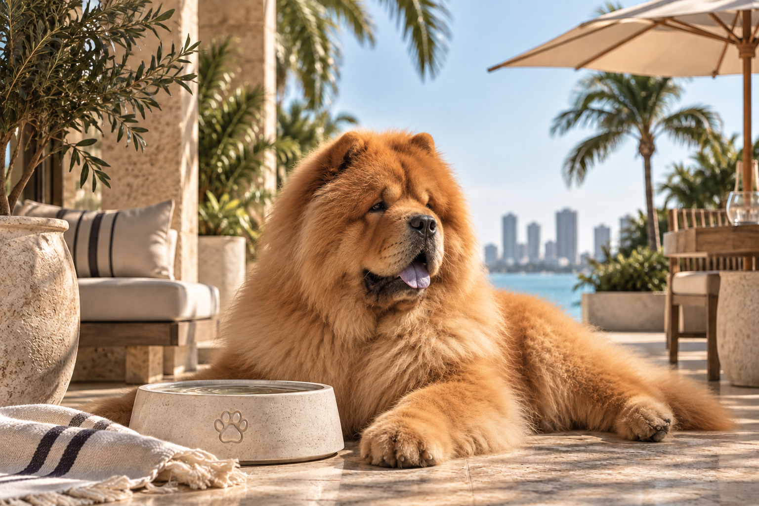 Pup enjoying an everyday wellness moment