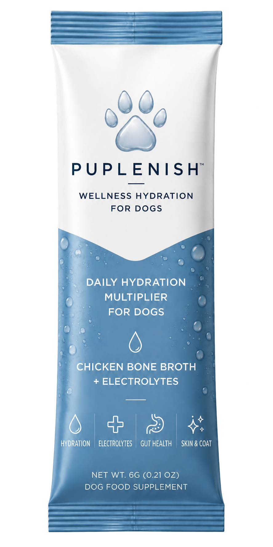 PUPLENISH single-serve wellness packet